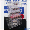 Clear Spinning Acrylic Lipstick and Powder Holder Organizer